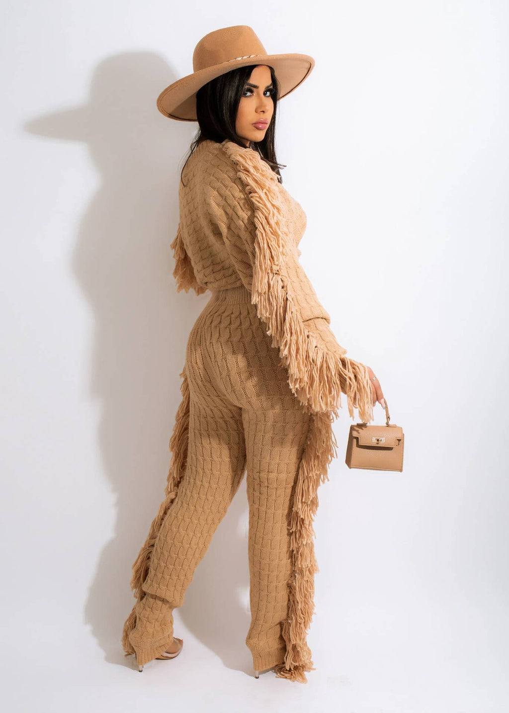 Luxe Fringe Knit Set