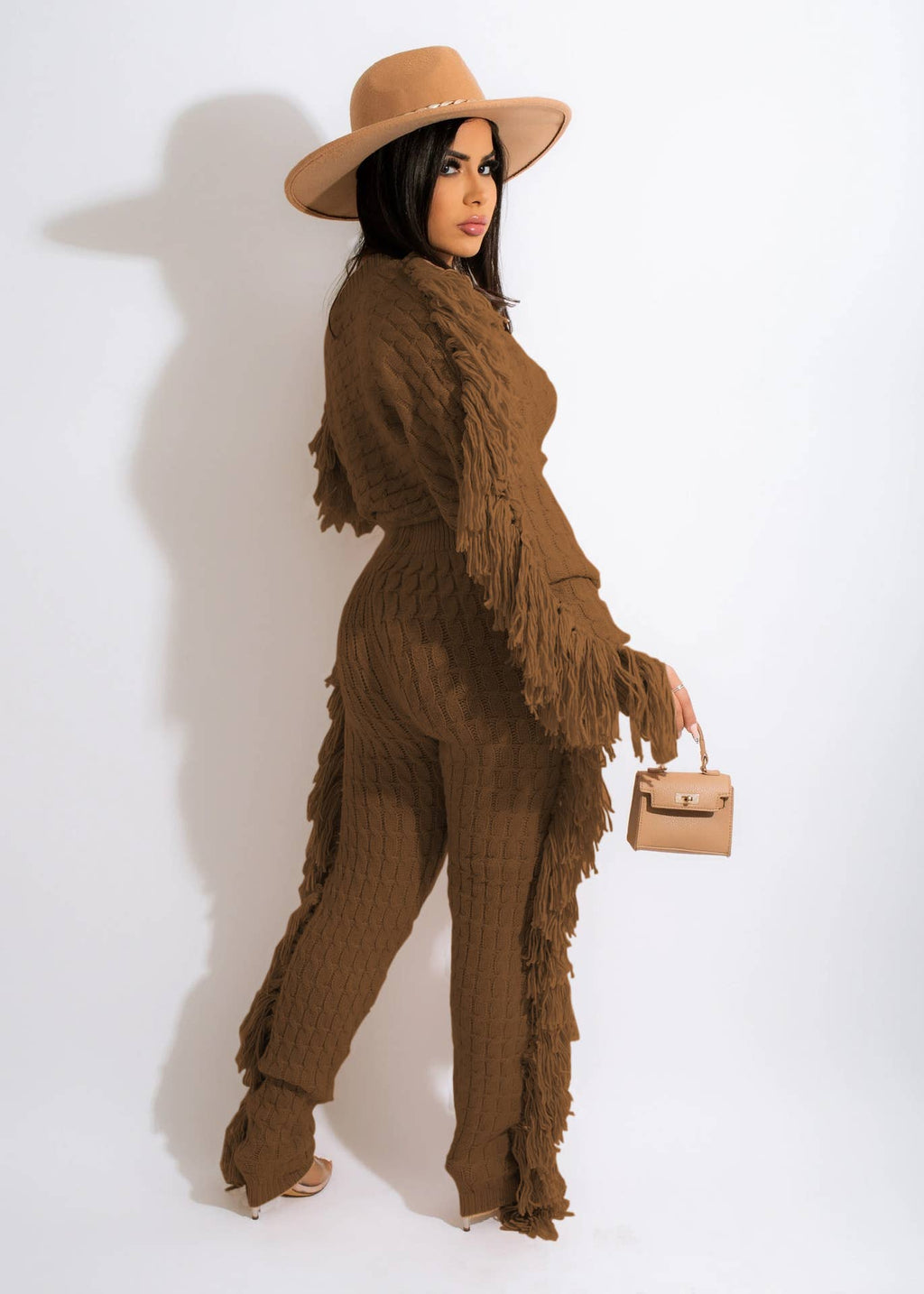 Luxe Fringe Knit Set