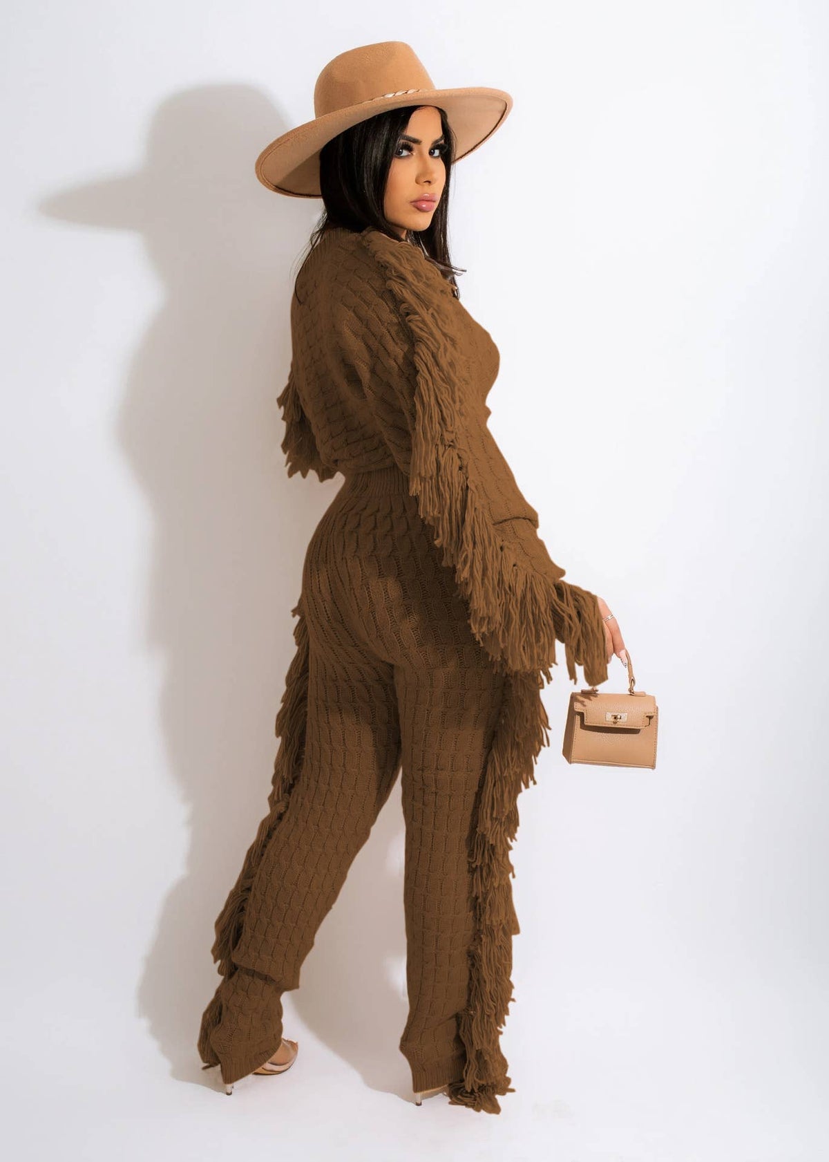 Luxe Fringe Knit Set