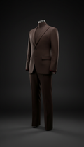Deep Cocoa Tailored Suit Set
